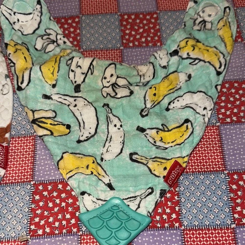 Colorful Kids Nuby Bibs with Teethers